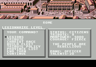 Centurion: Defender of Rome screenshot 5 for Sega Mega Drive